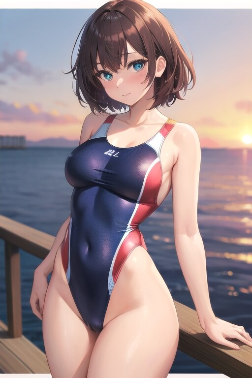 海上競泳