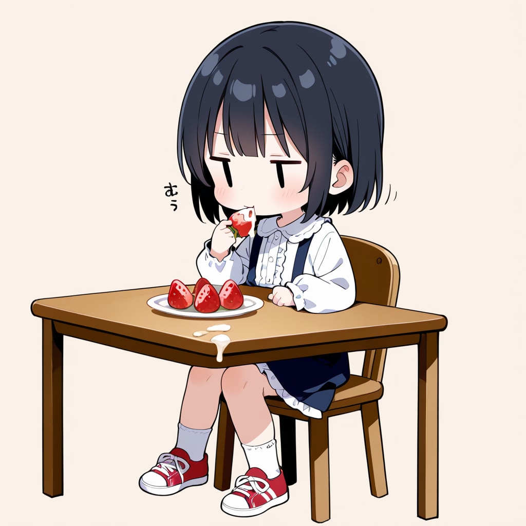 イチゴも食べる