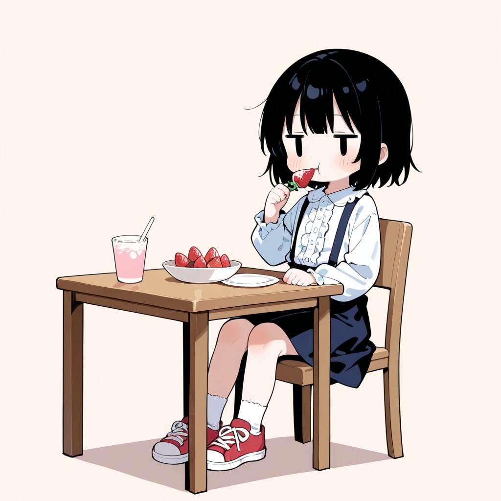 イチゴも食べる