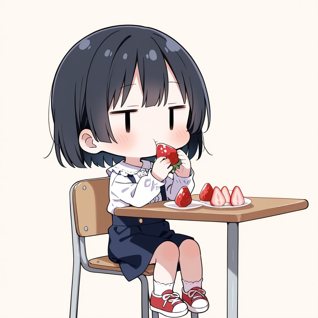 イチゴも食べる