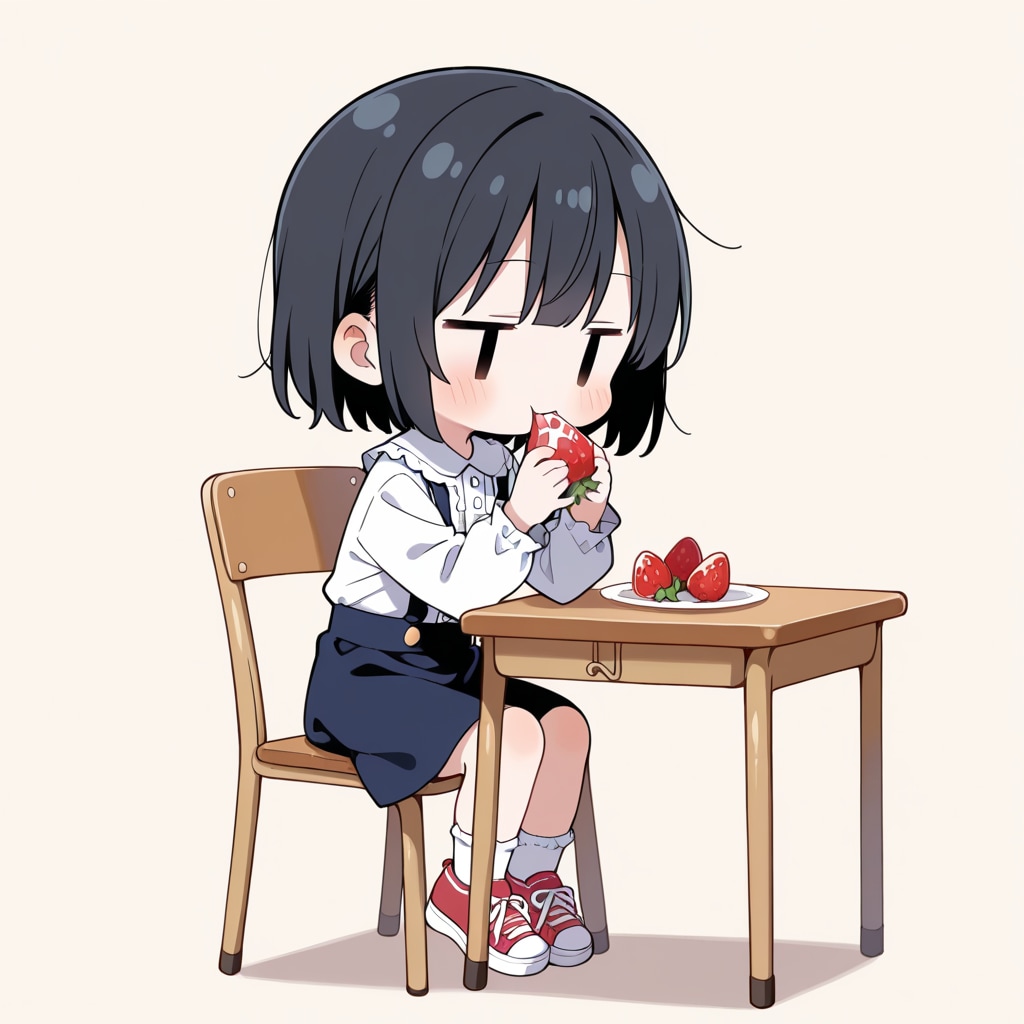 イチゴも食べる