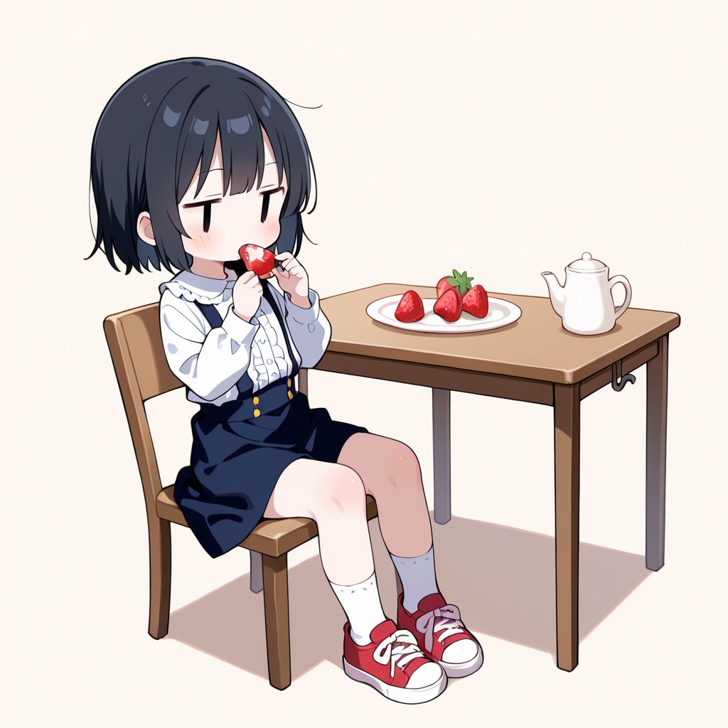 イチゴも食べる