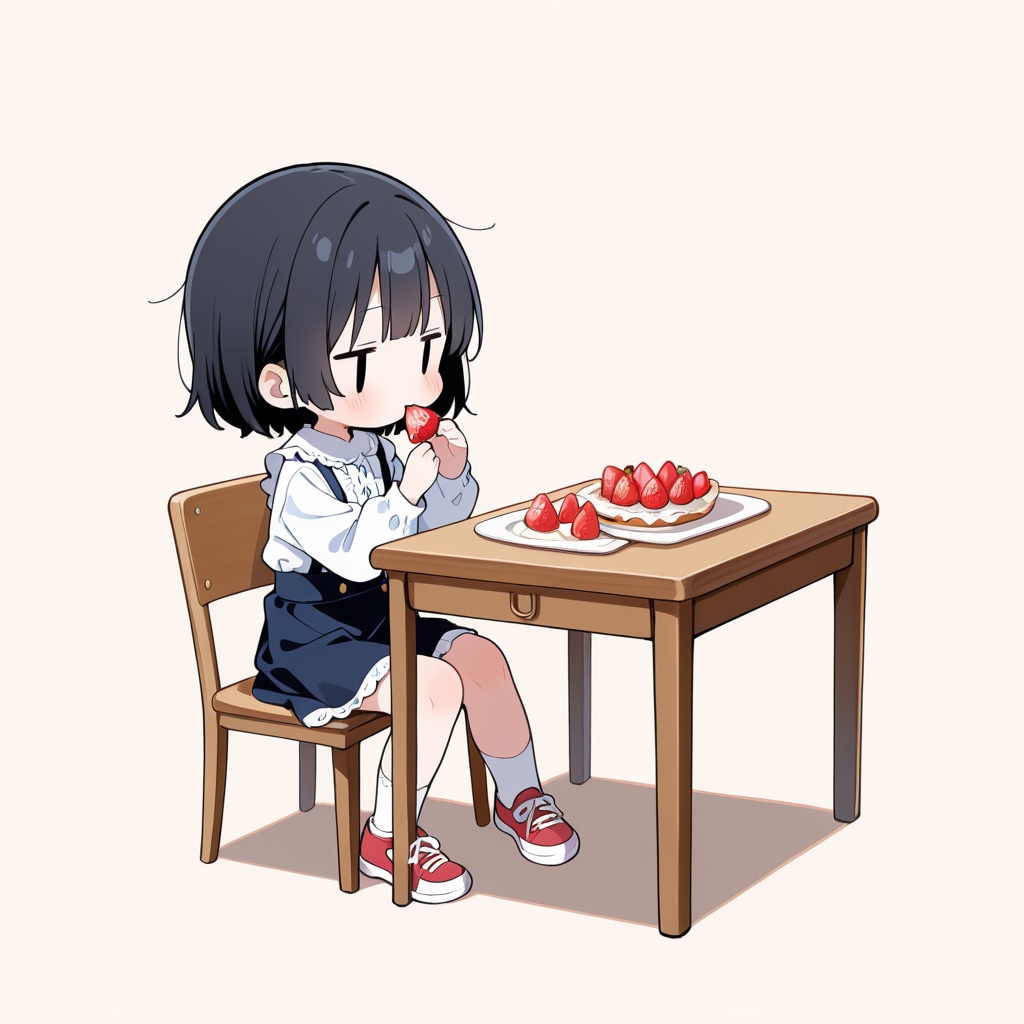 イチゴも食べる