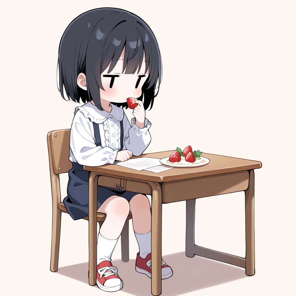 イチゴも食べる