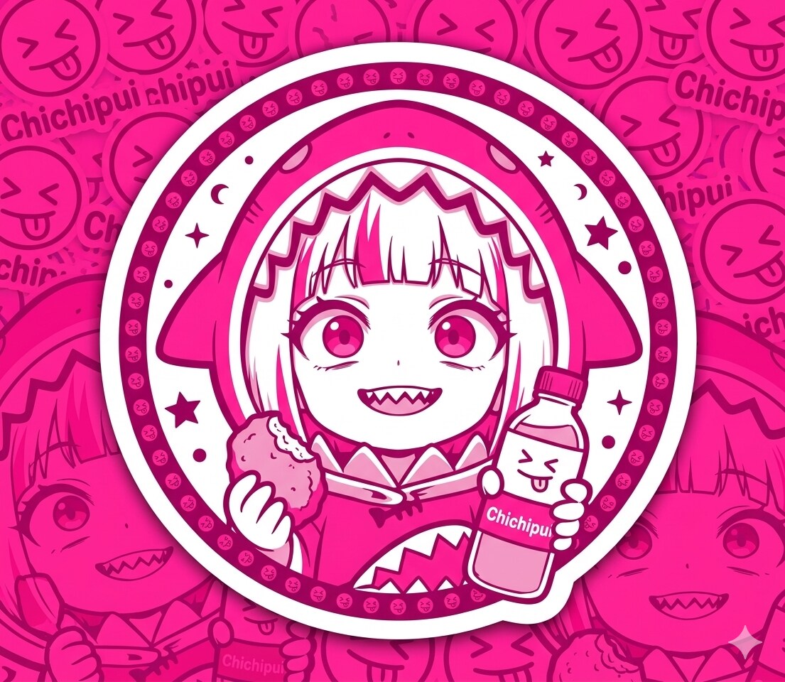 某シール風のサメ美ちゃん