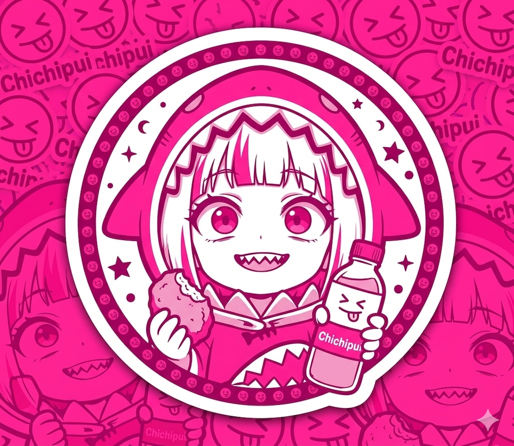 某シール風のサメ美ちゃん