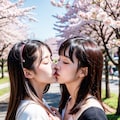 桜通りで百合キス2 5枚目