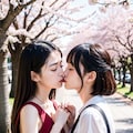 桜通りで百合キス2 6枚目