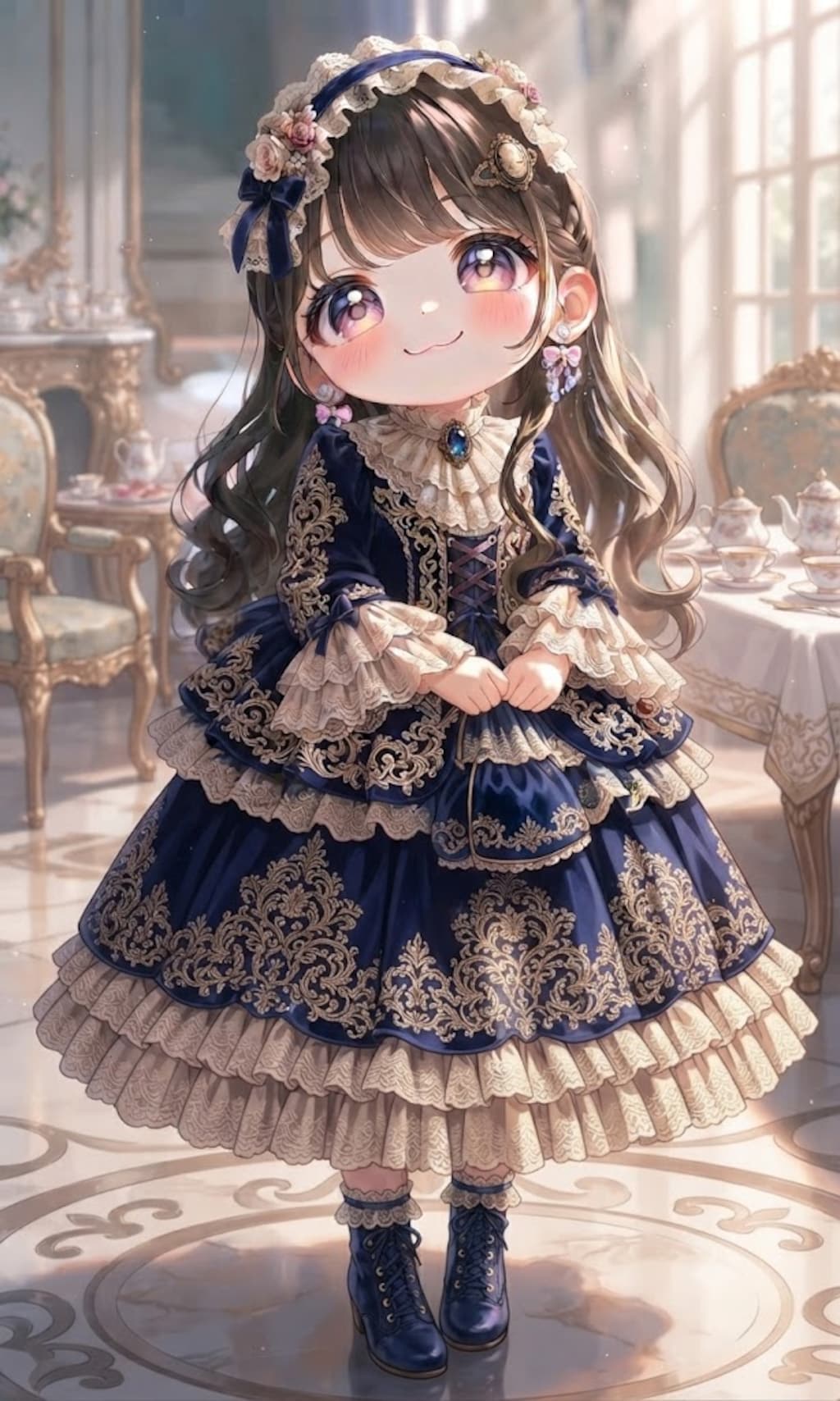 今日のクラロリ衣装～ロリロリ蒼穹の貴婦人～