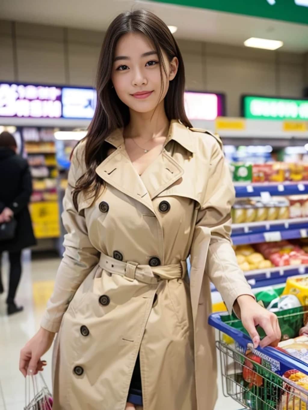 仕事終わりに買い物