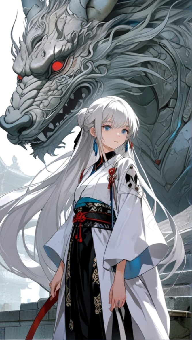 白美夜叉と守護龍