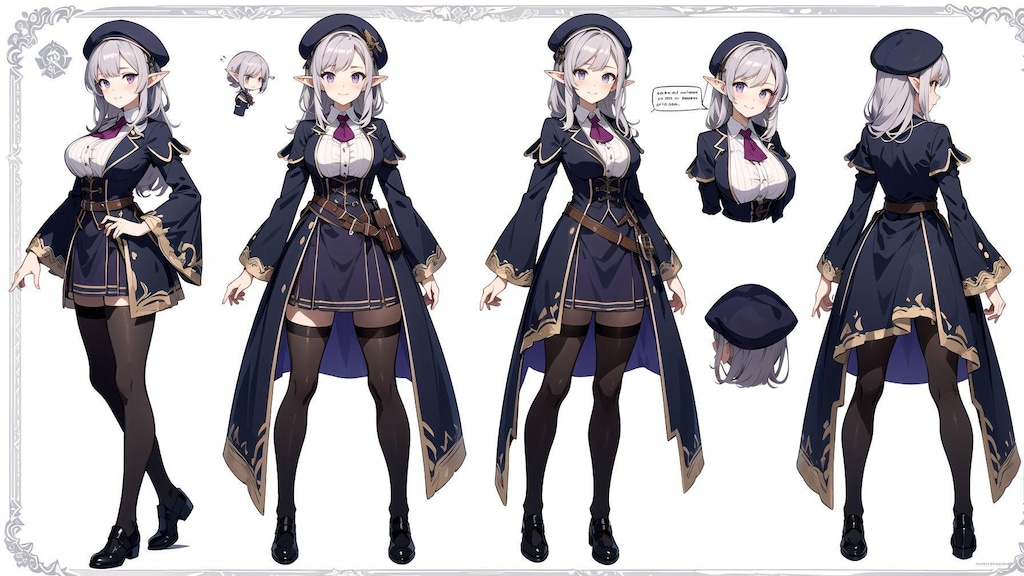 冒険者ギルドのミア設定画