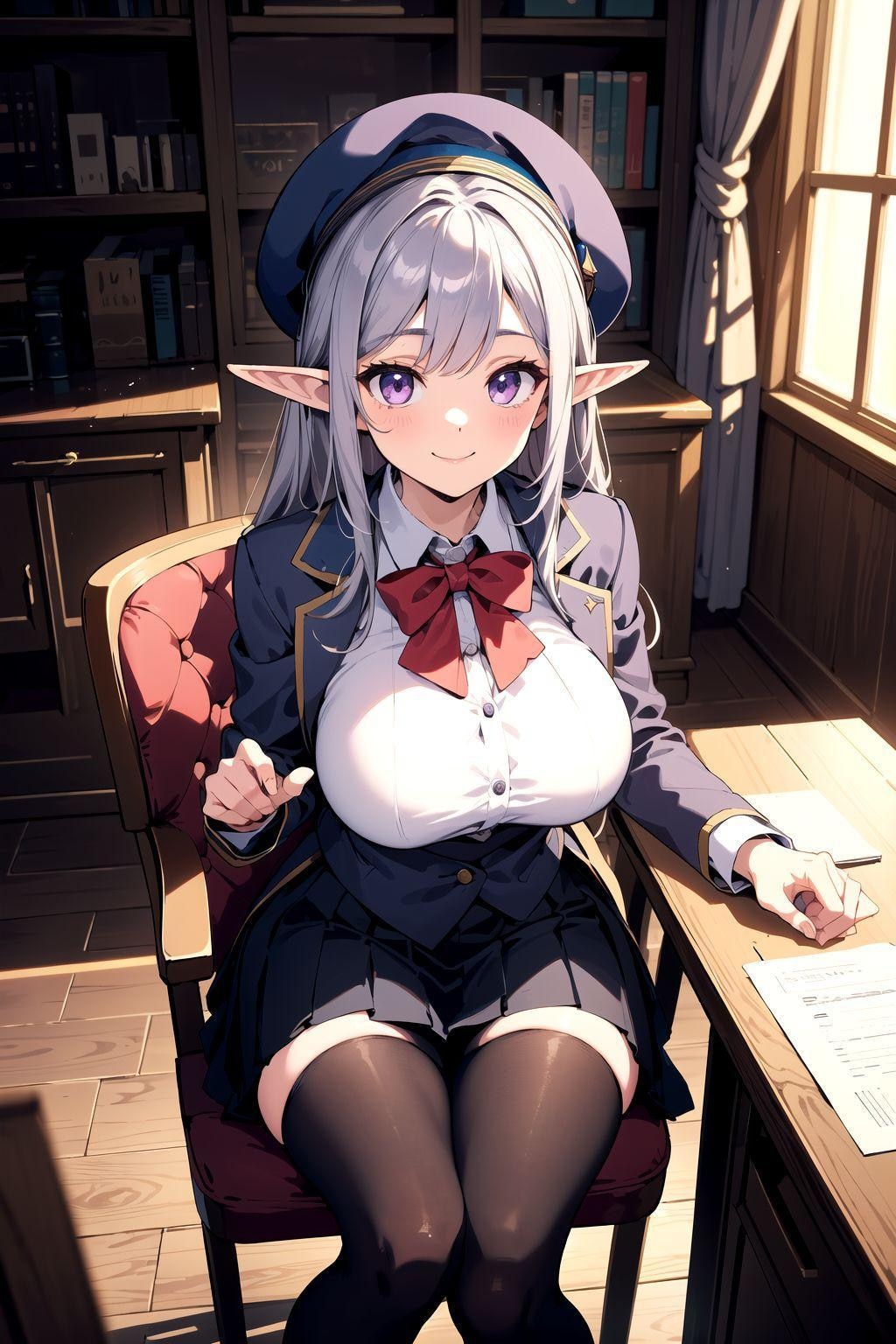 冒険者ギルドのミア設定画