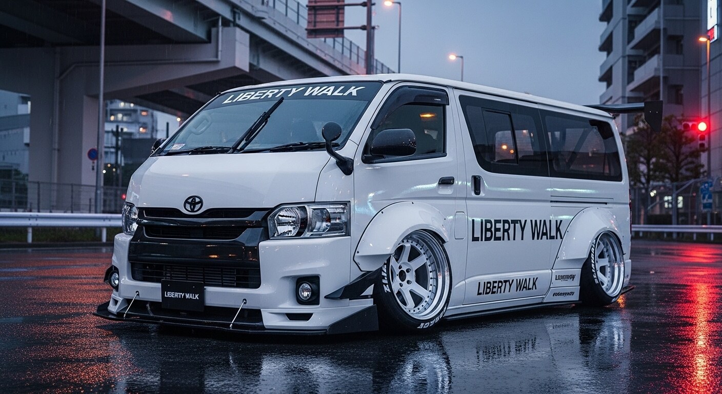 リバティーウォークハイエース | の人気AIイラスト・グラビア