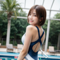 20250417 competitive swimsuit＋short hair ③ 5枚目