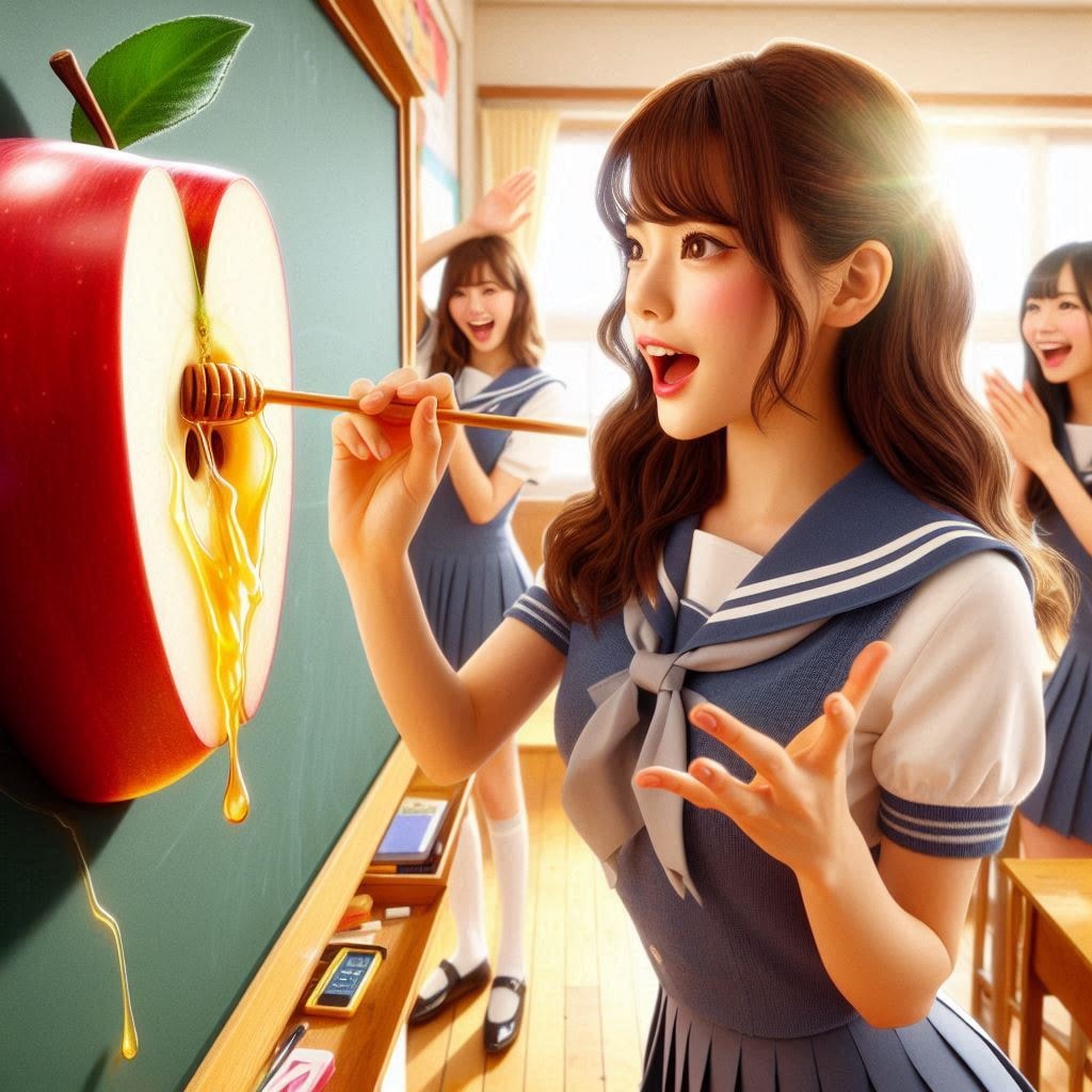 りんごアート04（台詞有）