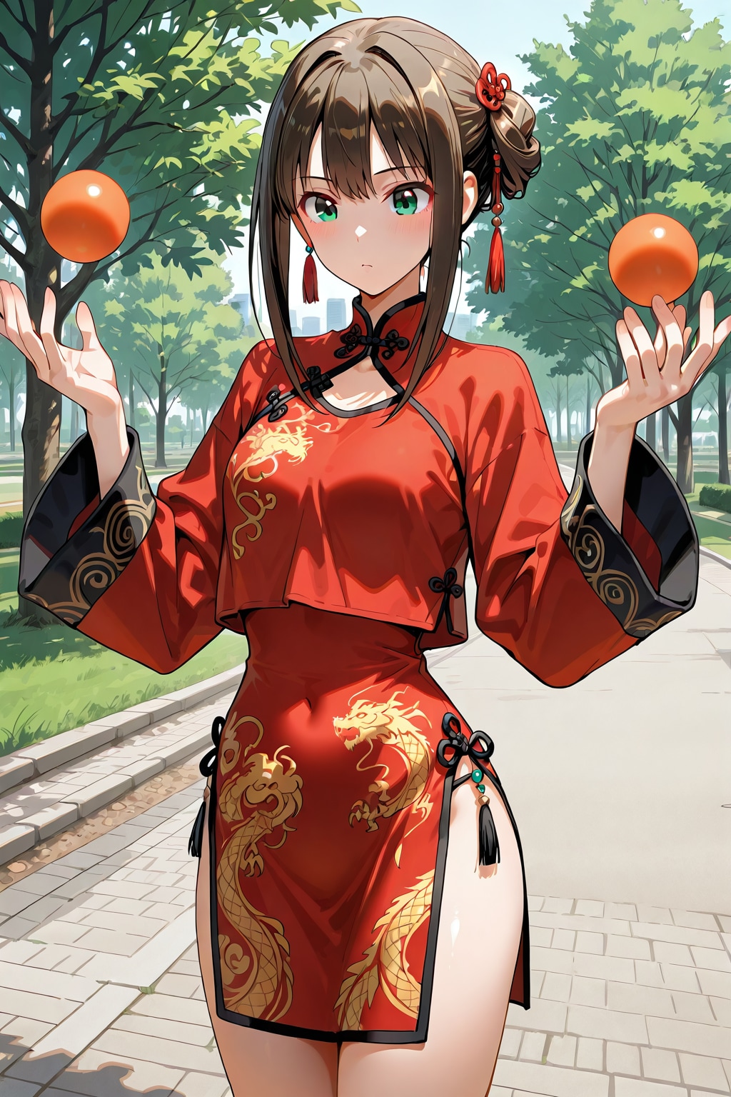 大道芸に挑戦