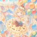 空を舞うスイートキャンディバルーン 3枚目