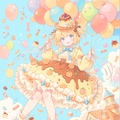 空を舞うスイートキャンディバルーン 4枚目