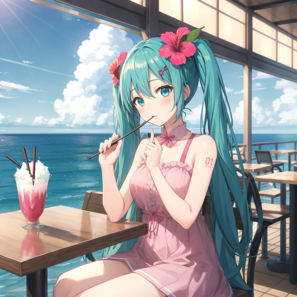 かき氷とポッキー