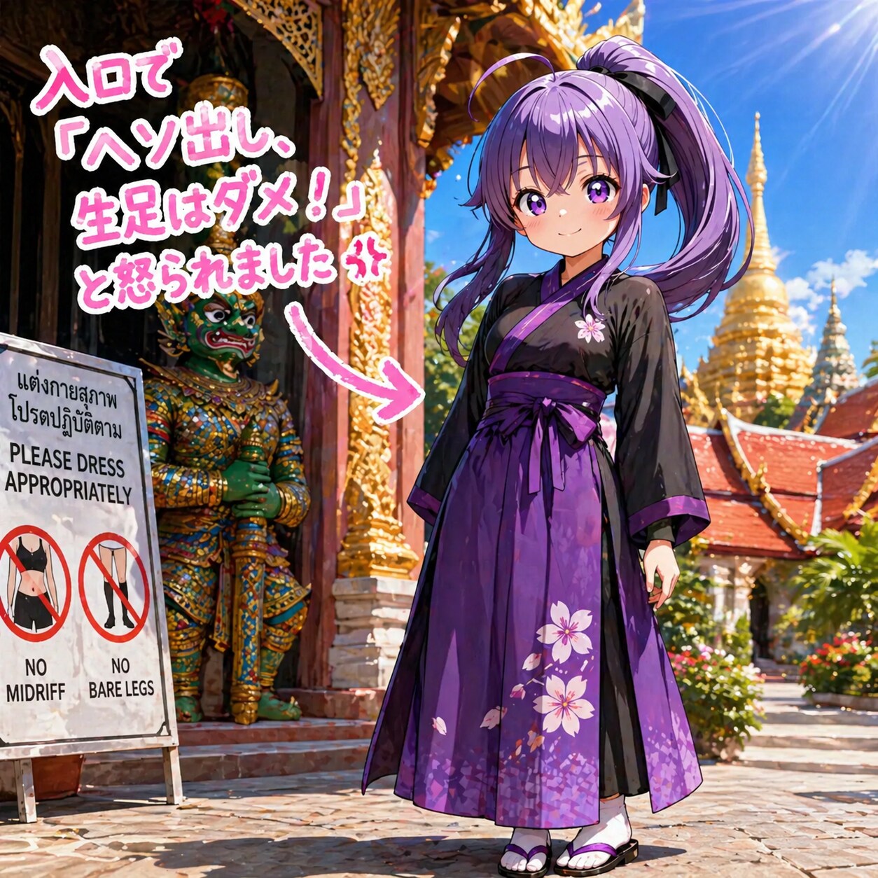 クノイチのタイ旅行 | の人気AIイラスト・グラビア