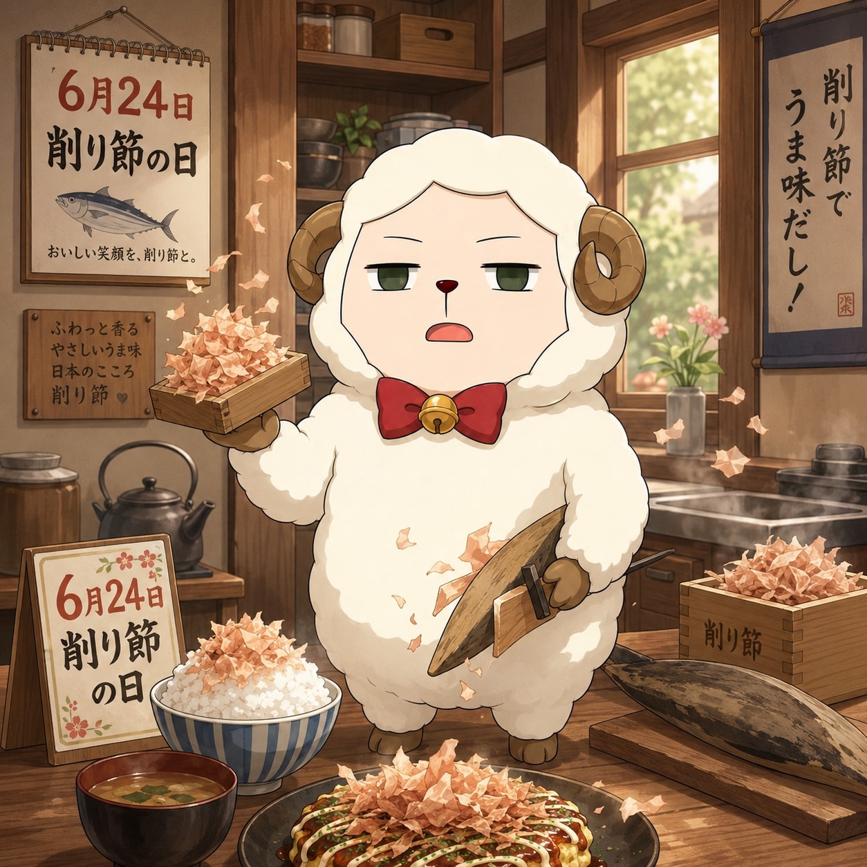 今日のぽややん(羊) 6月24日