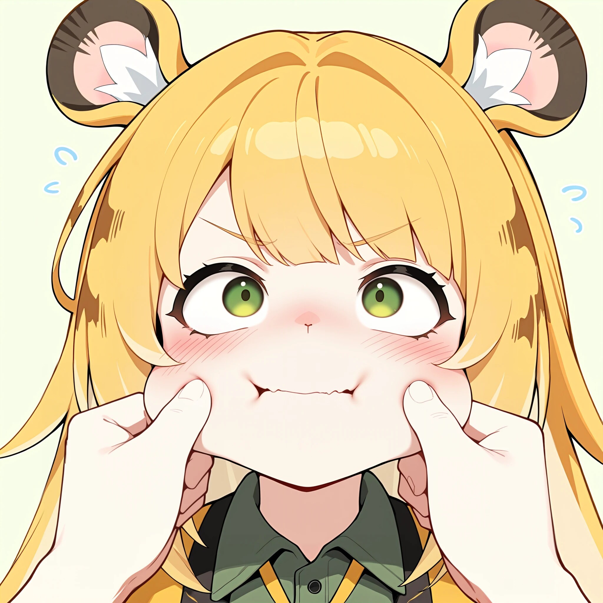 ほっぺムニムニ　橘福福ちゃん | の人気AIイラスト・グラビア