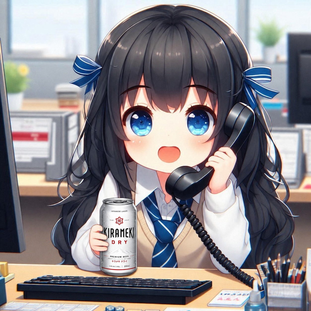クレーム対応を肴にしてる小さな女の子
