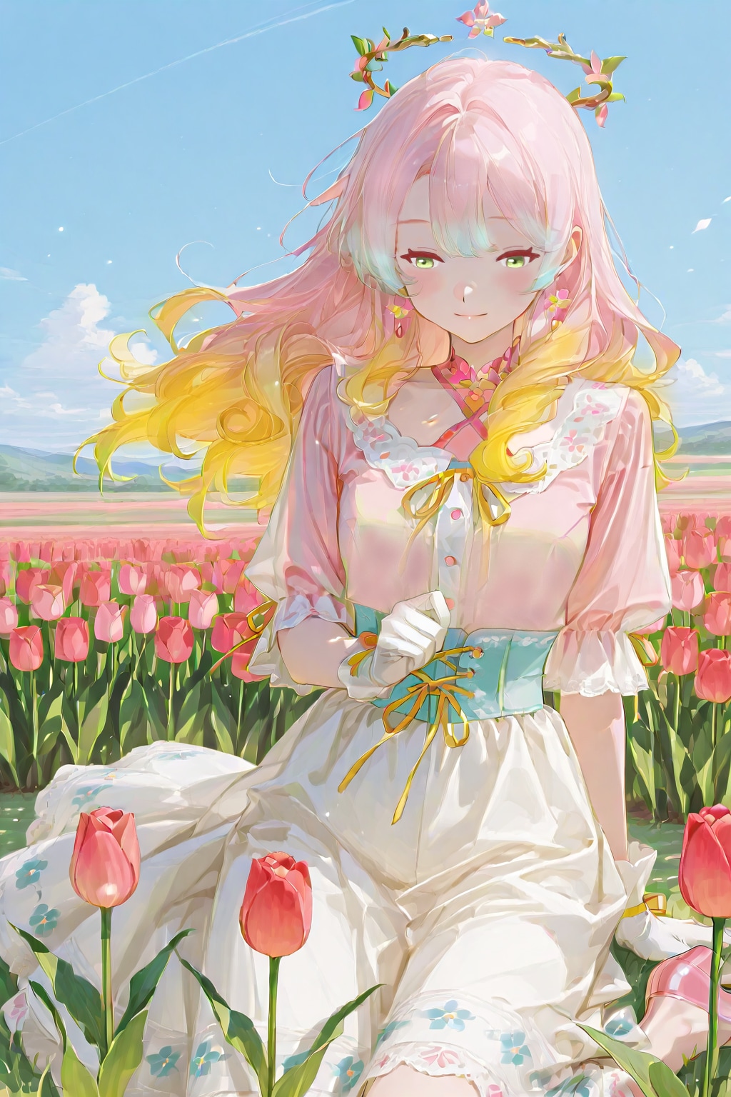 陽だまりに溶け合う春ノ色 | の人気AIイラスト・グラビア