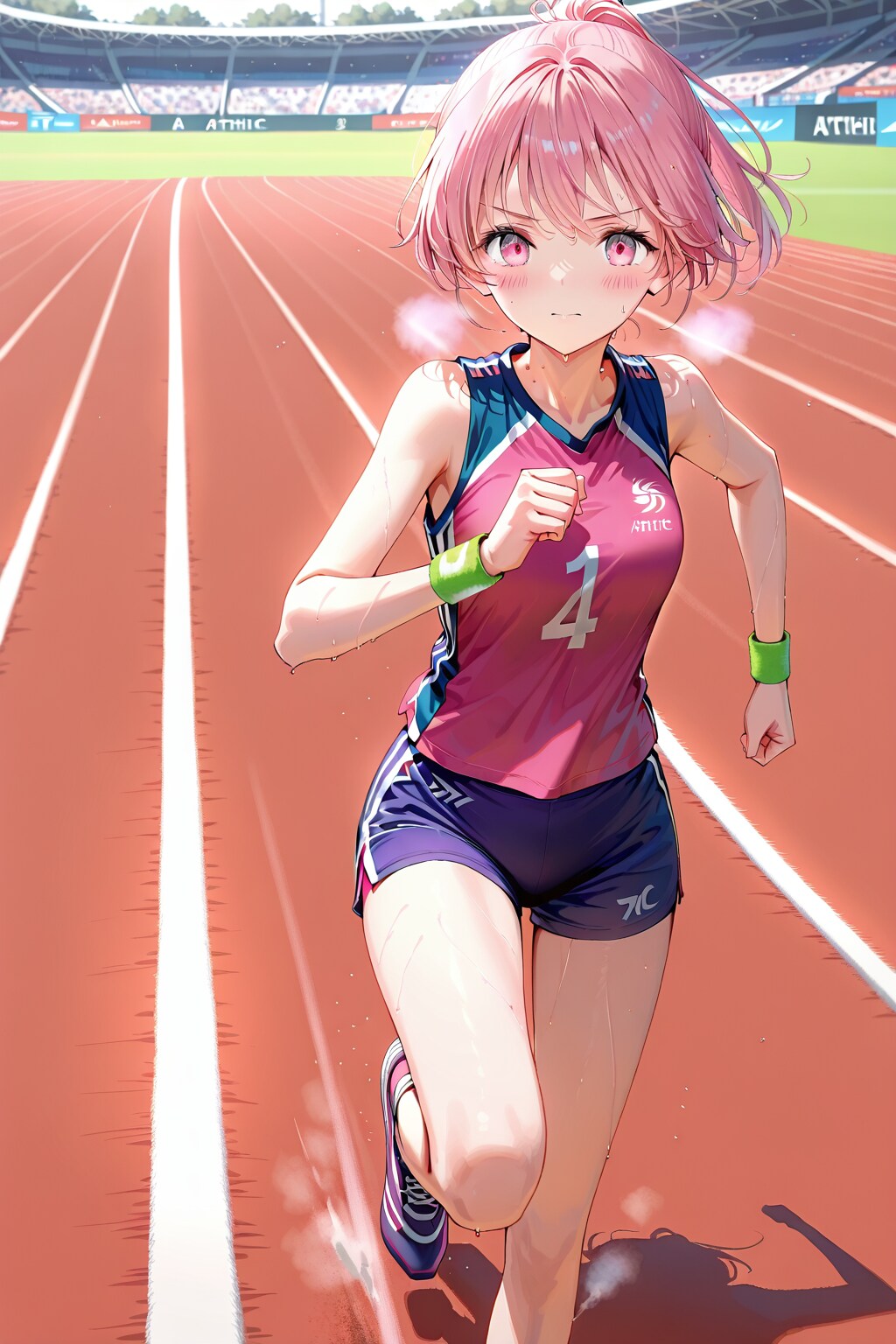 がんばって走る