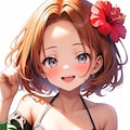 水着検証(花柄)７枚 7枚目