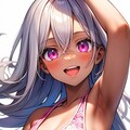 水着検証(花柄)７枚 3枚目