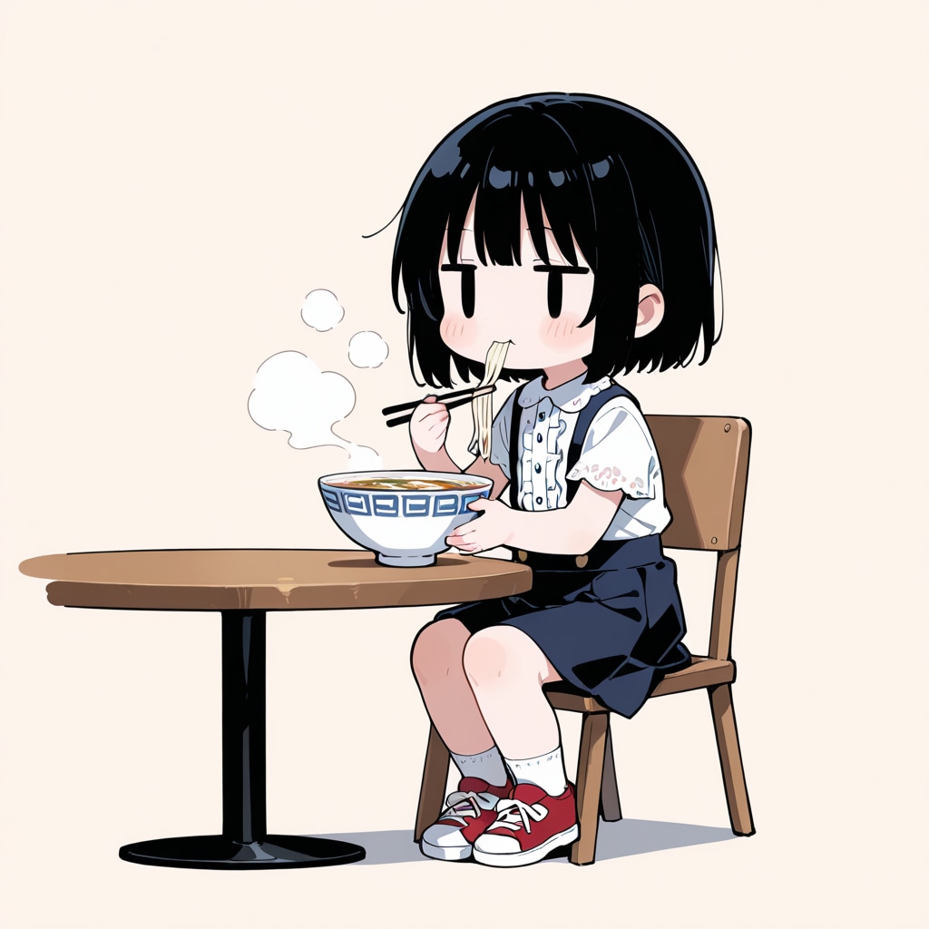 麺を食べる | の人気AIイラスト・グラビア