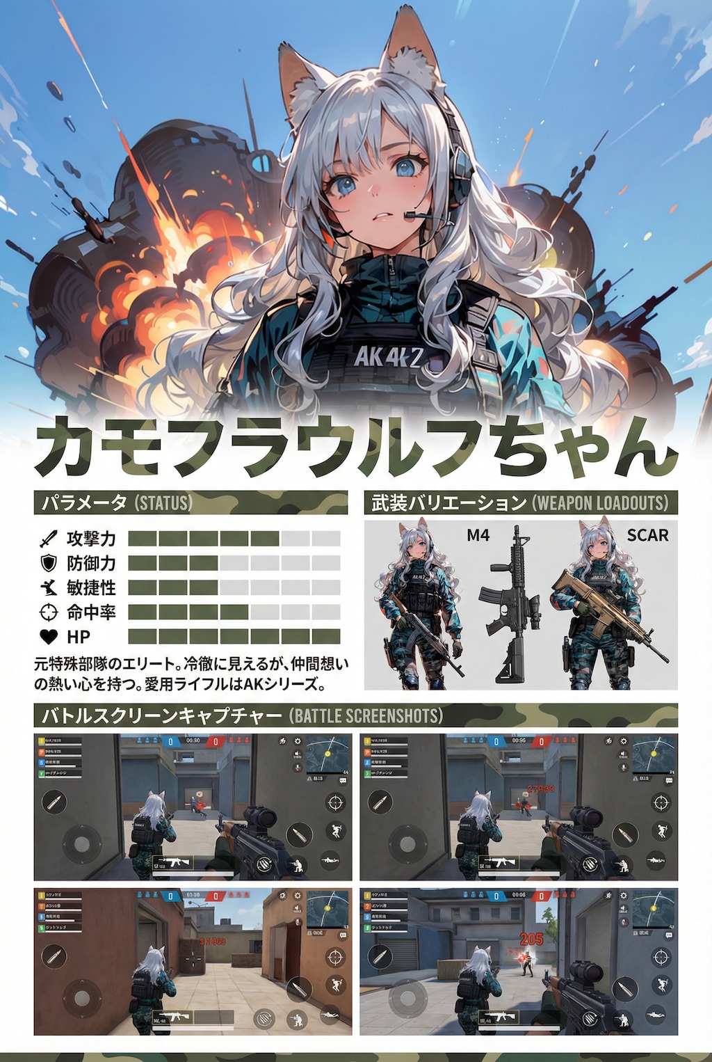 戦場の影、勝利の咆哮！🐺💥💥💥