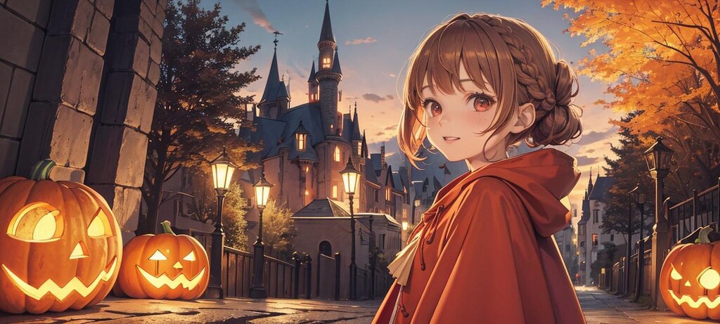 ハロウィンと赤ずきん