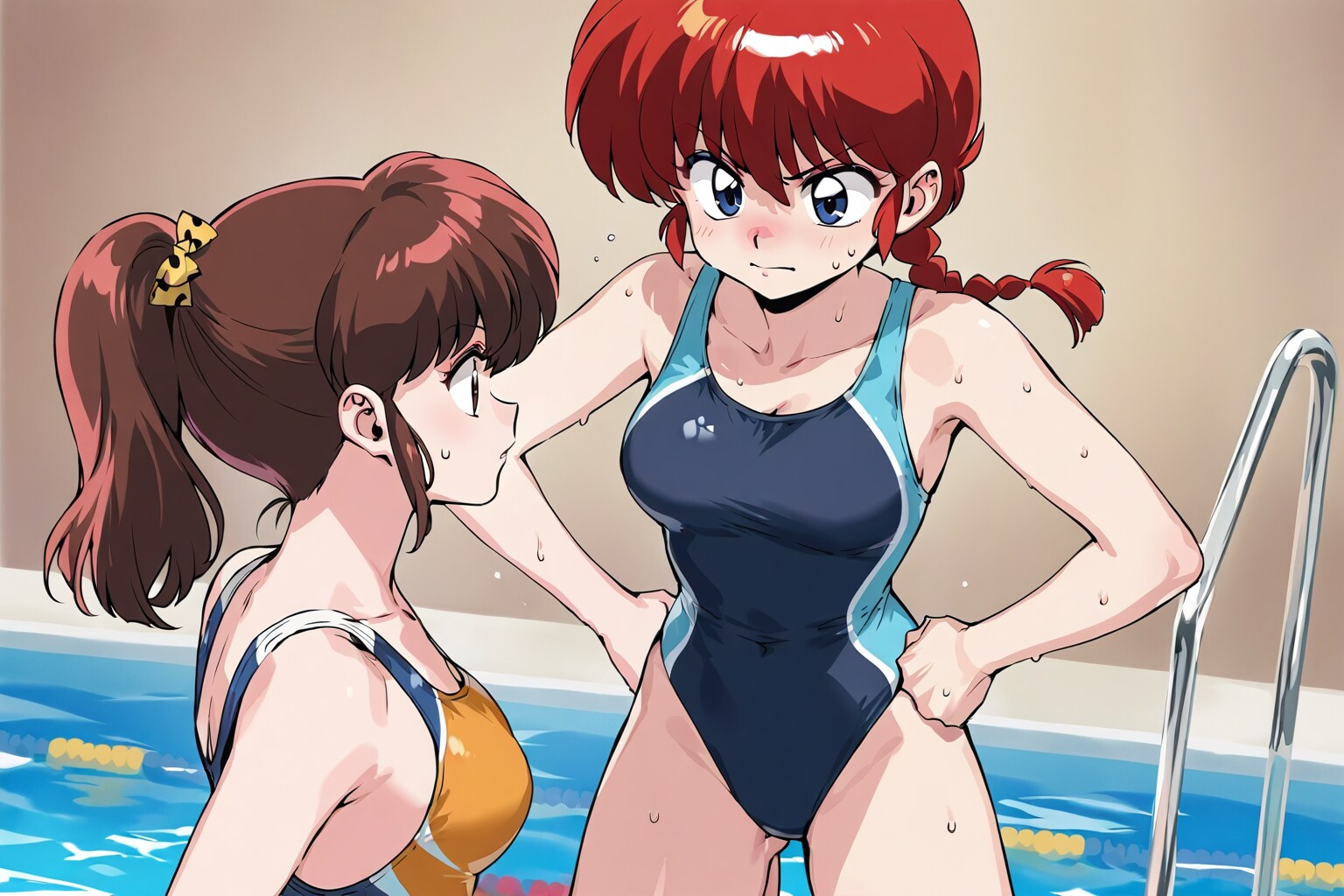 ガチガチに緊張するらんま
