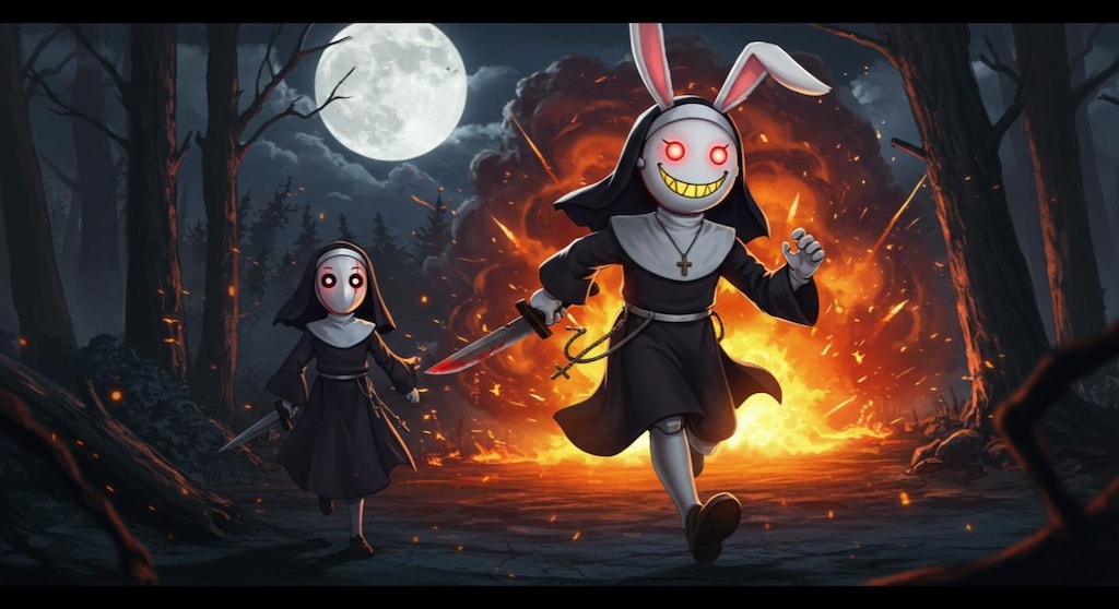 弾兎のイナバ『スマイルアンドカット』【ニャンノ世界】