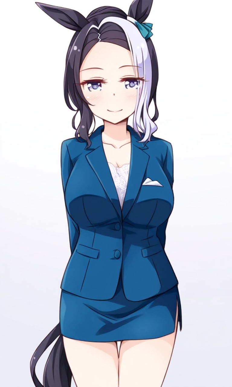 メジロラモーヌ スーツ | の人気AIイラスト・グラビア