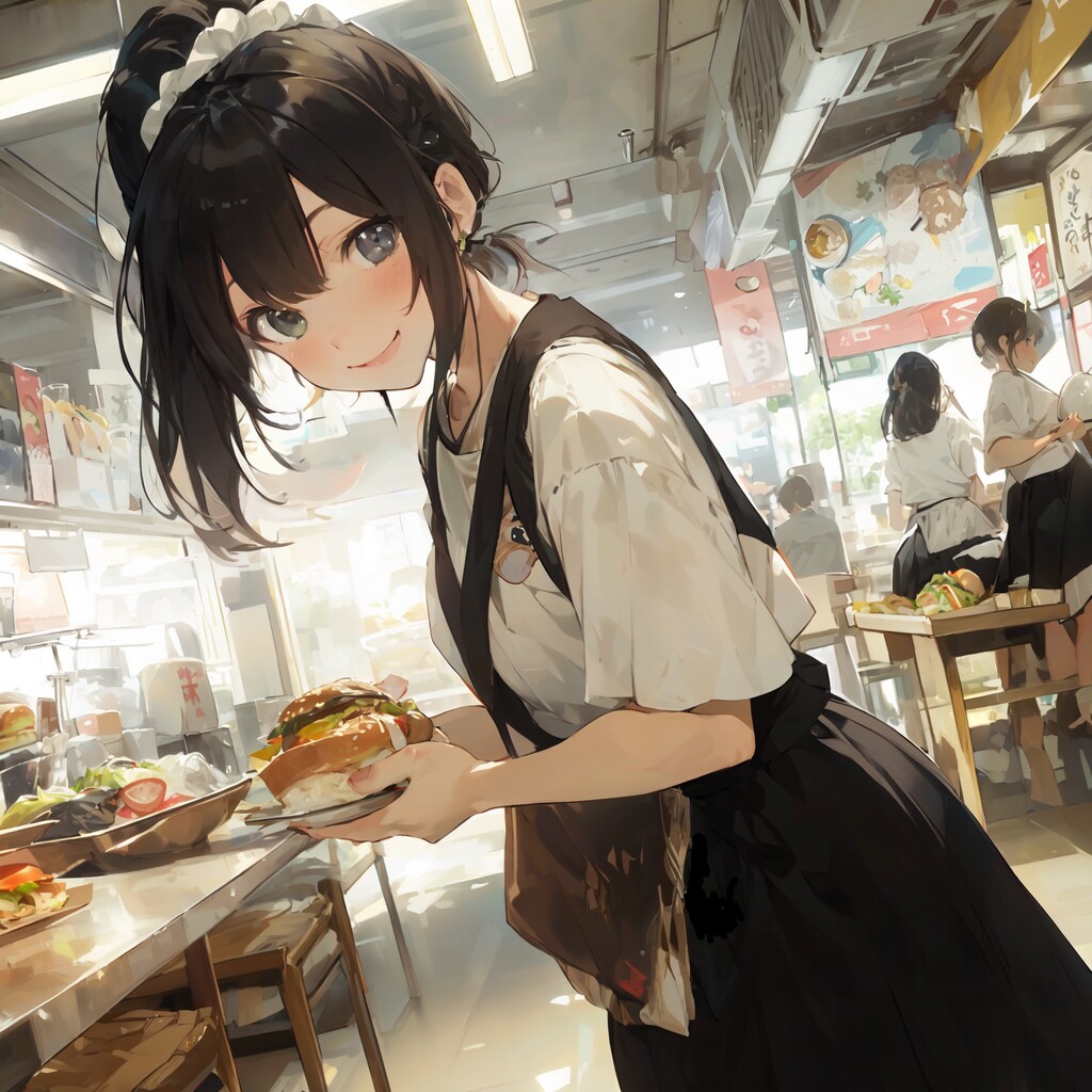 フードコートでお昼