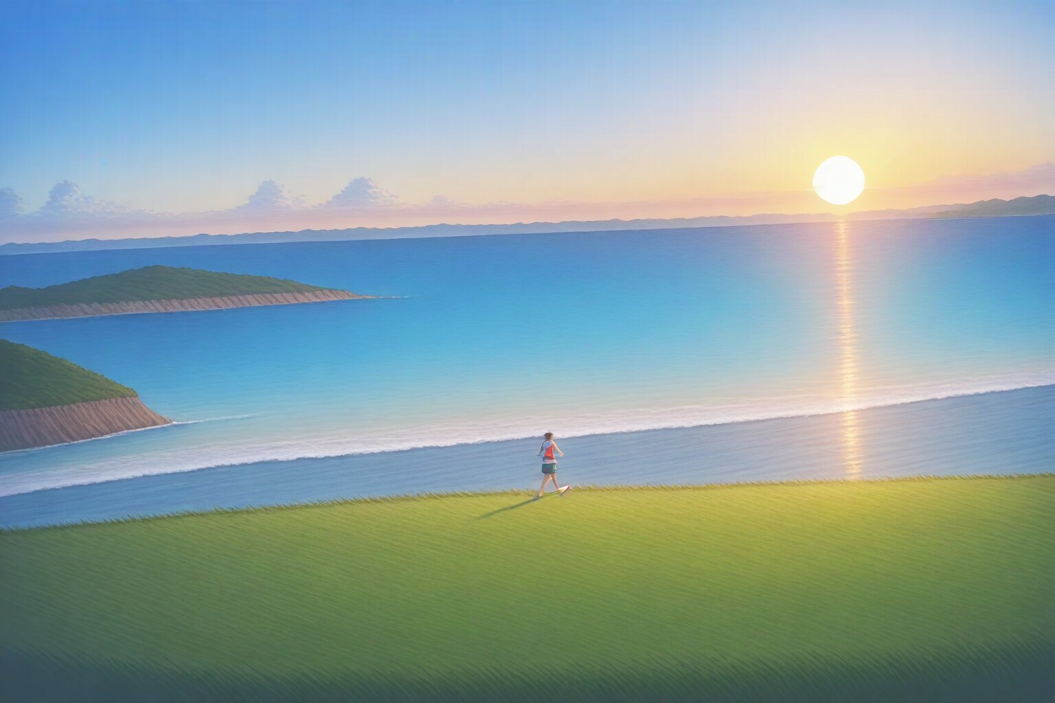 海辺 | の人気AIイラスト・グラビア