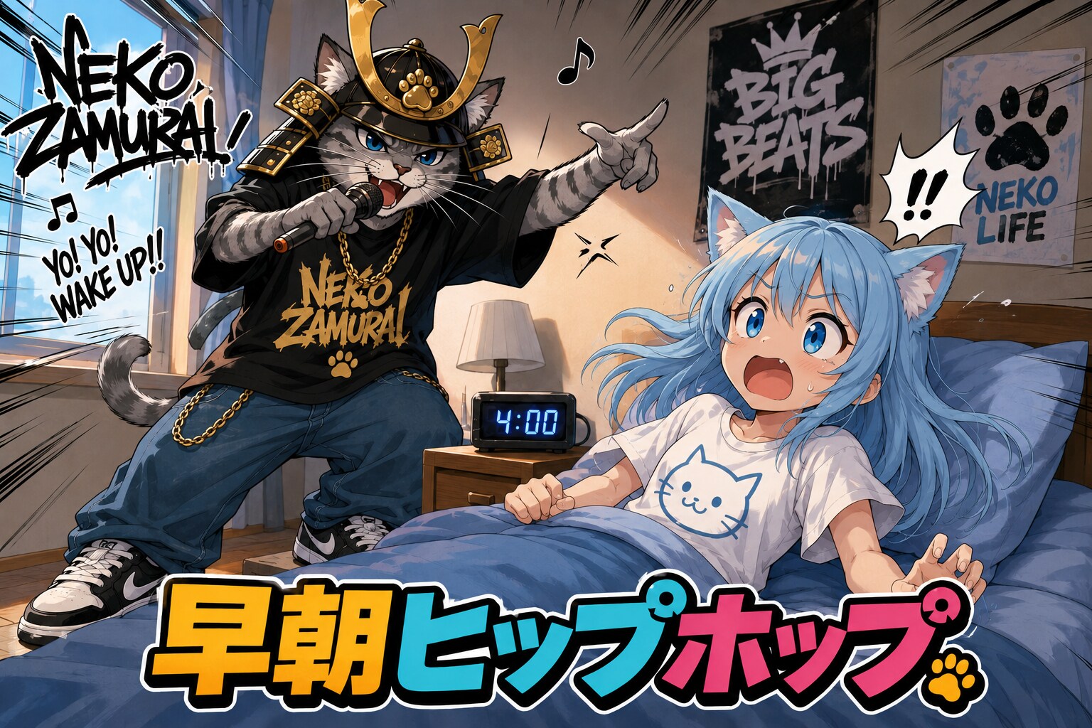 早朝ヒップホップ | の人気AIイラスト・グラビア