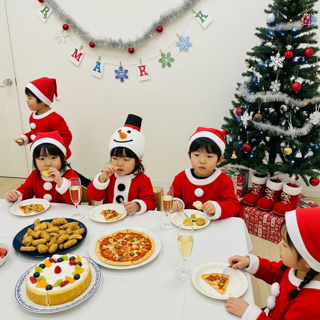 子どもたちのクリスマスパーティー