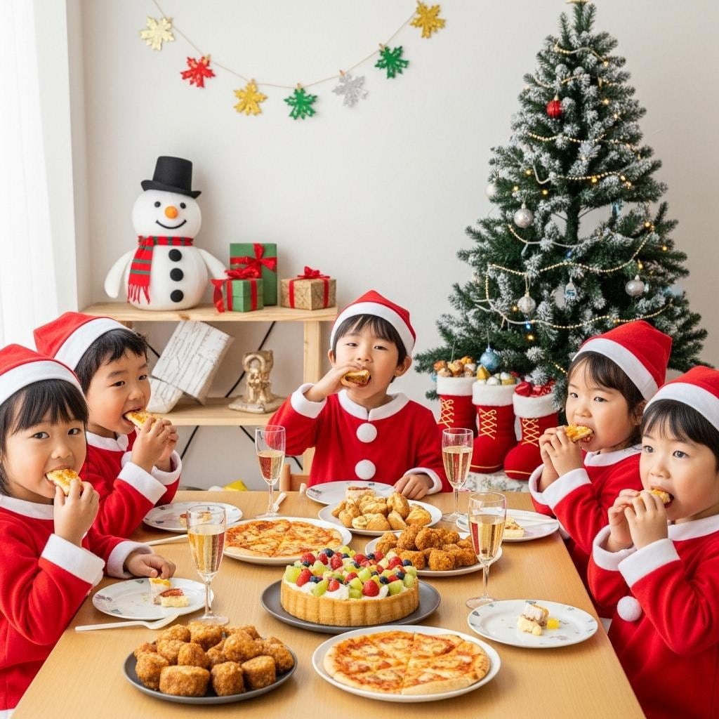 子どもたちのクリスマスパーティー