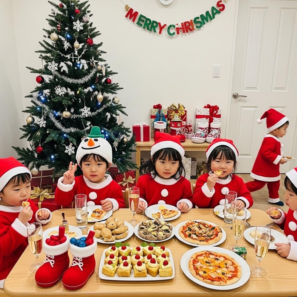 子どもたちのクリスマスパーティー