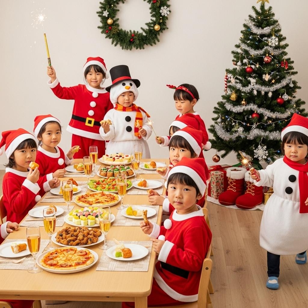 子どもたちのクリスマスパーティー