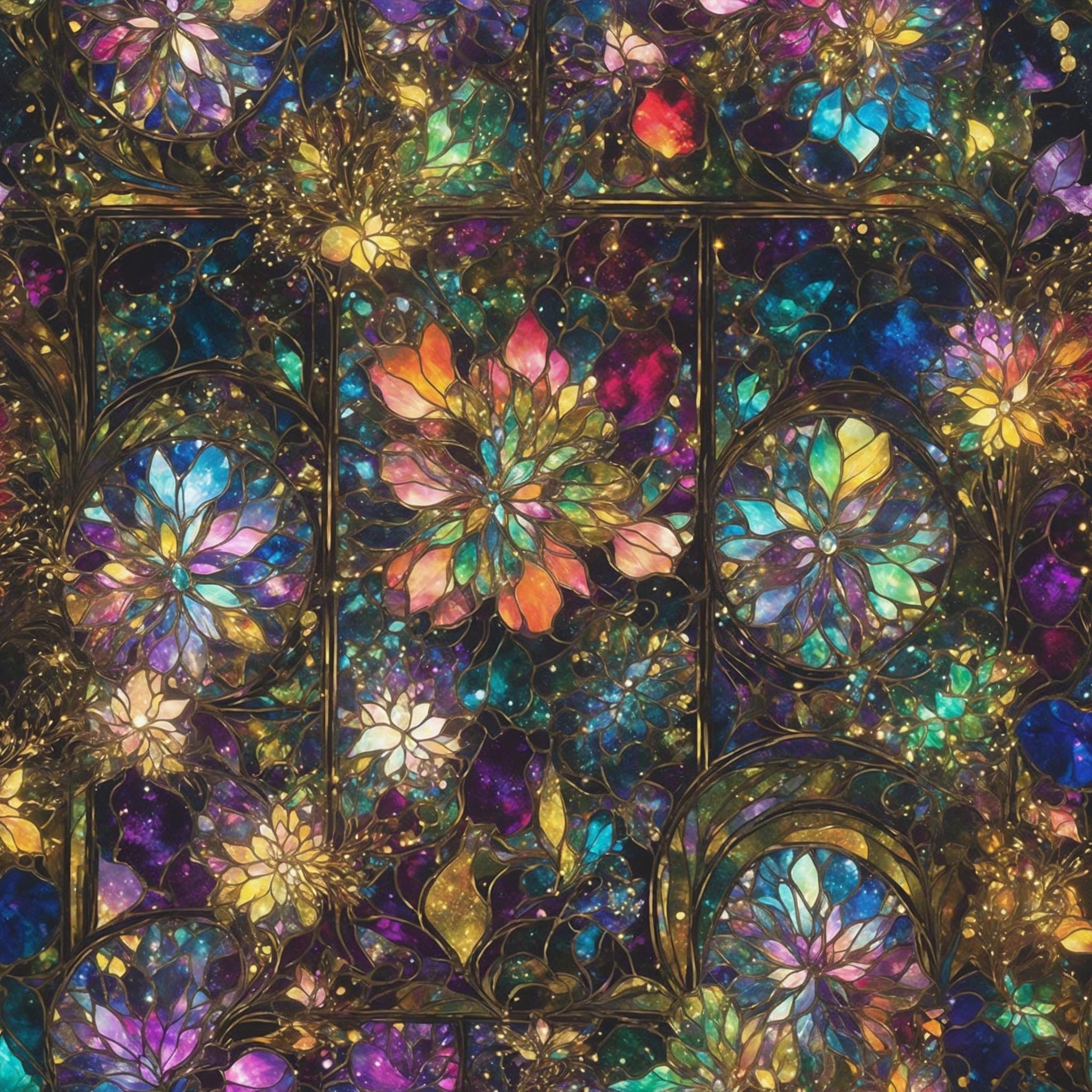 ステンドグラスの作品集 | の人気AIイラスト・グラビア