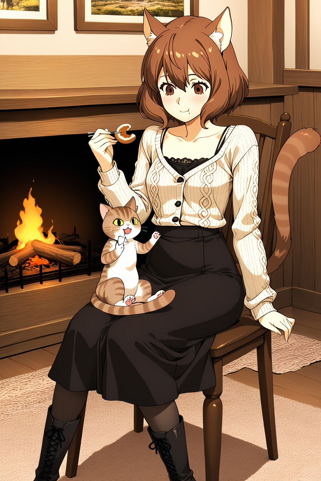 ミミちゃんとシルちゃんのお正月day3《おいでよ どうぶつの娘》