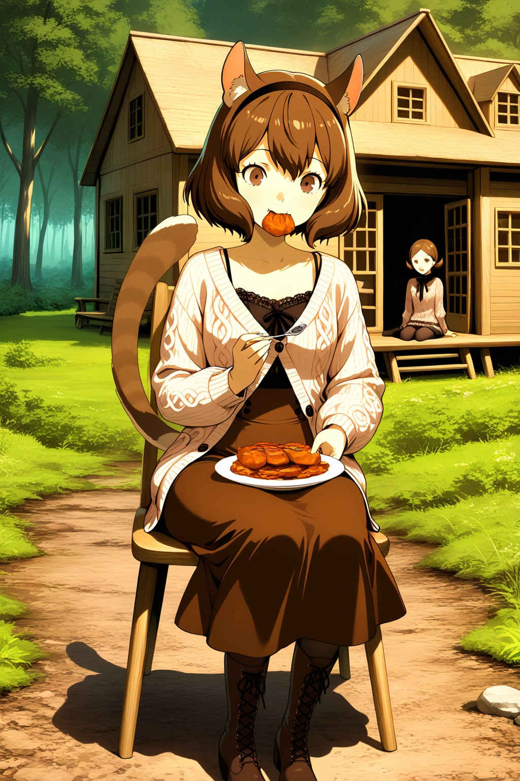 ミミちゃんとシルちゃんのお正月day3《おいでよ どうぶつの娘》