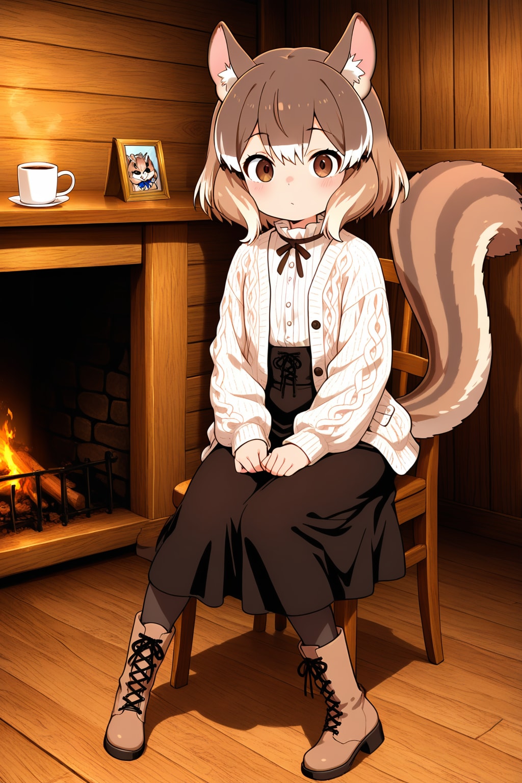 ミミちゃんとシルちゃんのお正月day3《おいでよ どうぶつの娘》