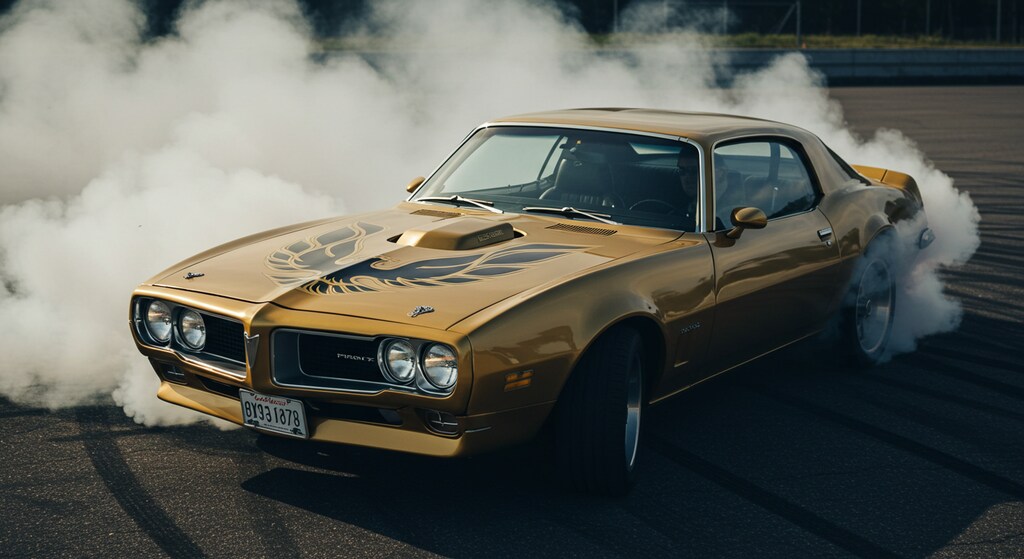 ゴールドポンティアックファイヤーバードトランザム